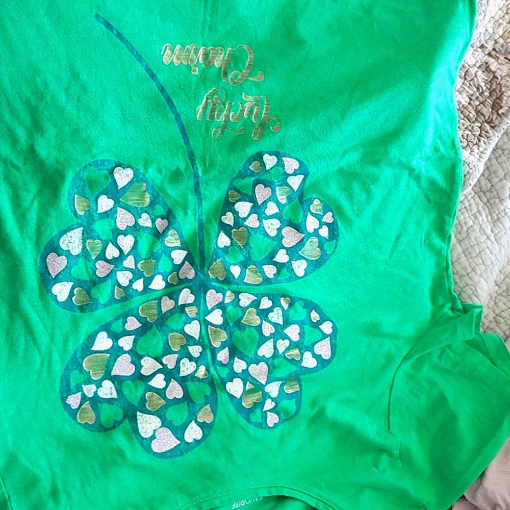 So Size 18 plus green graphic tee